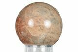 Polished Peach Moonstone Sphere - Madagascar #252041-1